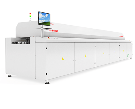 Eight Zones Reflow Oven_left side