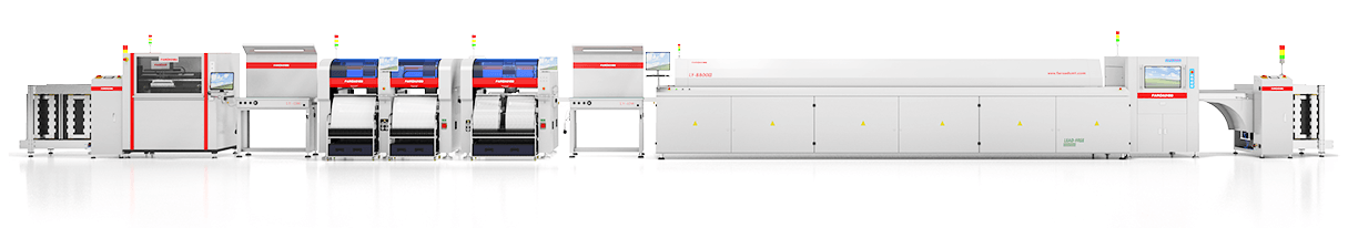 Medium speed SMT line