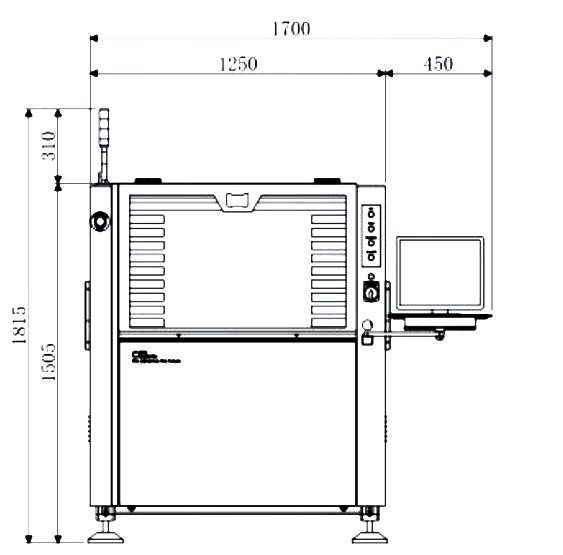 Automatic Printer_Front size