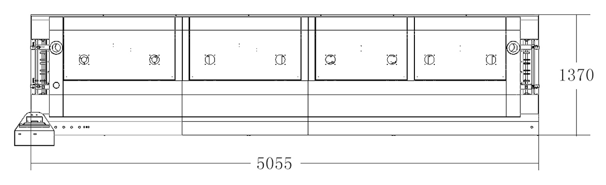 Eight-zones Reflow oven _Plan size