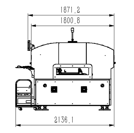 Hight Speed pick and place machine_right side size