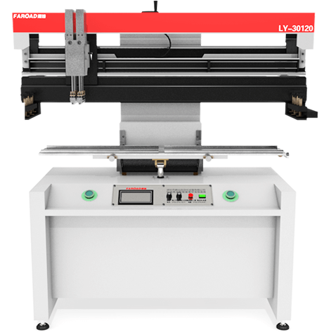 Semi-auto solder paste printer_1200mm_front side