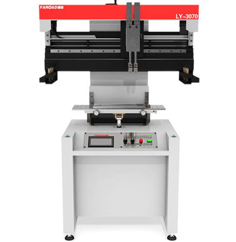 Semi-auto solder paste printer_700mm_front side