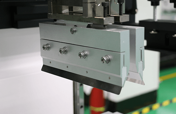 Semi-auto solder paste printer_scraper