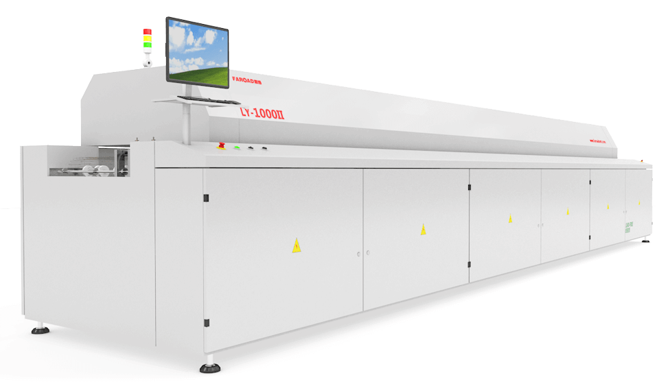 Ten-zones Reflow oven Top Banner_Left Side