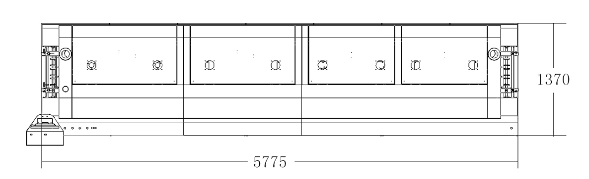Ten-zones Reflow oven _Plan size
